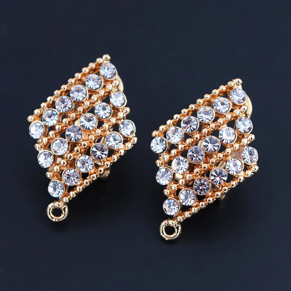 10 пар модные Висячие серьги изготовление ювелирных изделий Аксессуары Стразы CZ