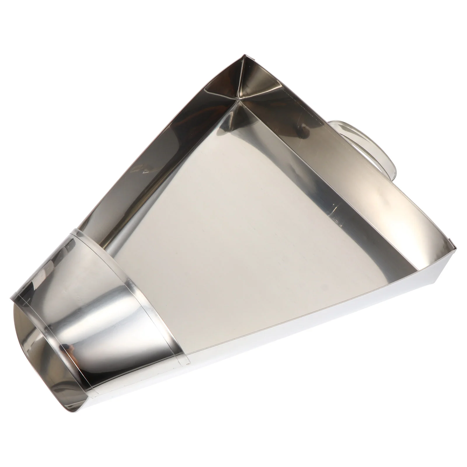 

1pc Lightweight Ice Scoop French Fries Shovel Simple Ice Cube Scoop (Silver)