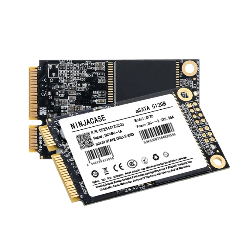 NINJACASE mSATA SSD16GB 32GB Sata2 II Внутренний твердотельный накопитель SATA жесткий диск Msata