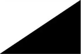 

half white half black flag polyester anarchy banner flags 90x150cm custom any YOUR TEXT