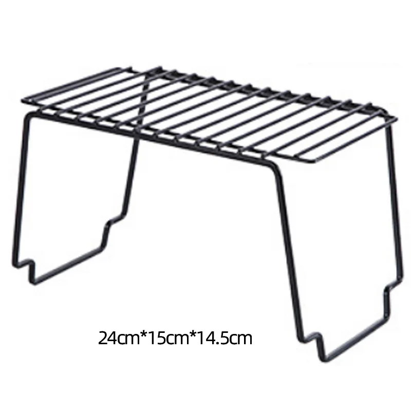 

Nordic Style Iron Storage Rack Kitchen Stackable Shelf Storage Box Home Bathroom Organizer Home Decoration Portable Spice Rack