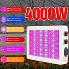 Роста растений светильник полный спектр Светодиодный лампа для рассады 4000W 5000W светодиодный Панель Водонепроницаемый Фито лампа 2835 фитолампа для внутреннего гроубокс