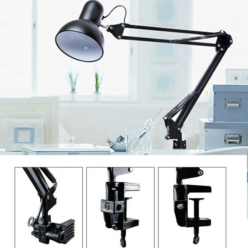 Регулируемая Настольная лампа с поворотным рычагом для офисной студии
