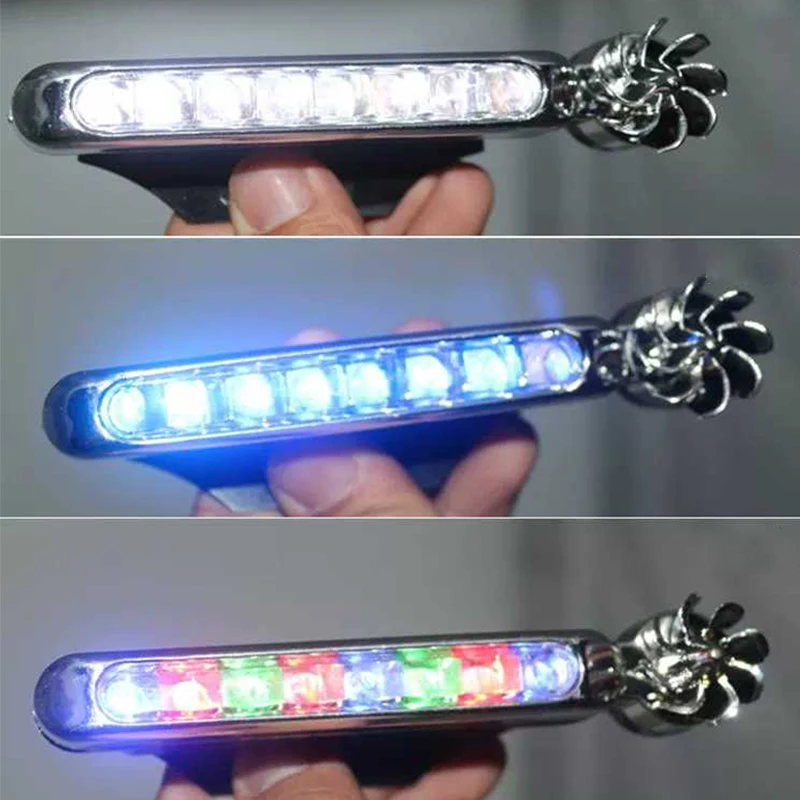 1Pcs Car Front Grilles Racing Trim LED Lamp For Volkswagen VW Polo Passat B5 B6 CC Golf 4 5 6 7 Touran T5 Tiguan Bora Scirocco | Автомобили