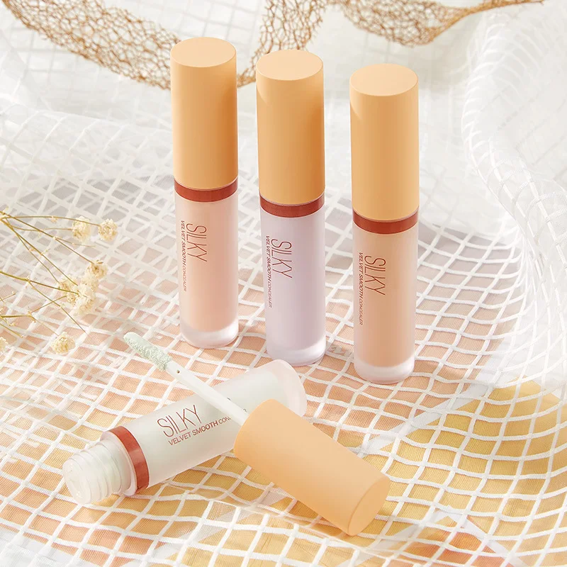 5 цветов жидкий консилер палка макияж основа крем шрамы наклейки на прыщи Гладкий