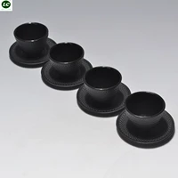cast iron teacup 4pcs cup and dish set iron leisure drinkware shiny black water cup chinese style tea cup
