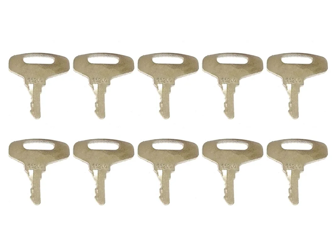 

10pc Ignition Key For Kubota B GL Series 66711-55140 in Allmand Broce GEHL