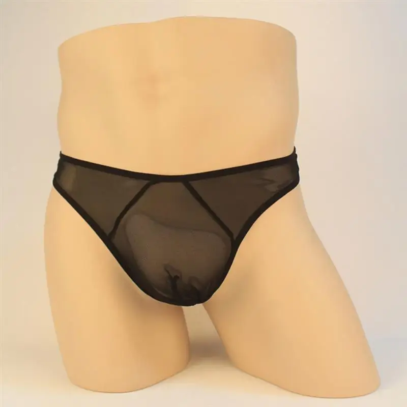 

Men's Mesh Thong G-String Transprant Underwear Men Briefs Gay Erotic Lingerie