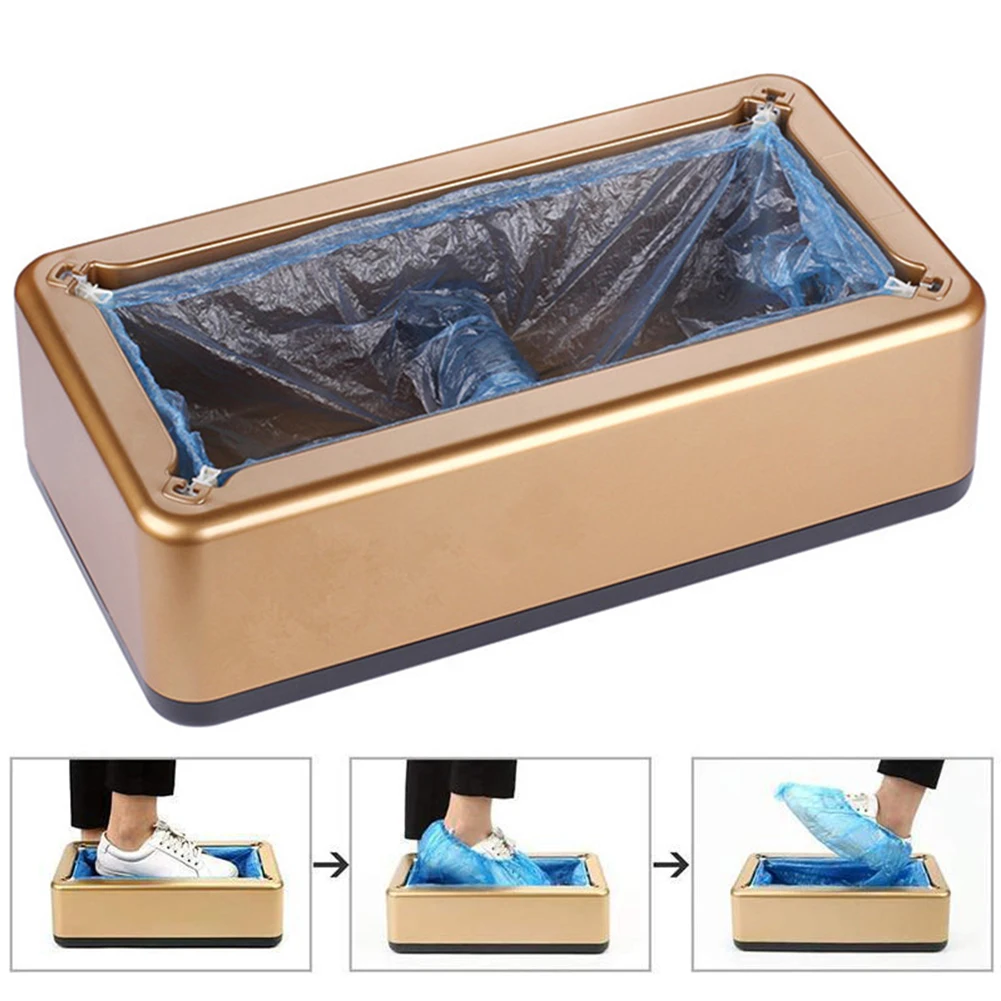 

Automatic Shoes Cover Dispenser Household Stepping Disposable Booties Maker Anti Droplet Dust Machine Shoe Cover For Home Office