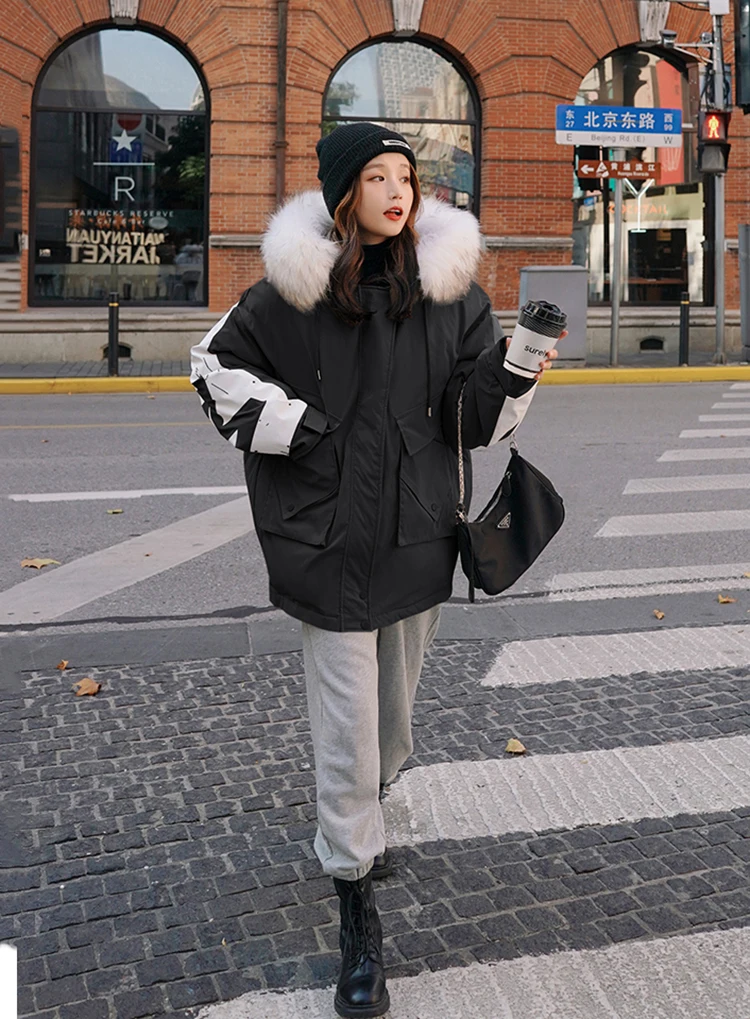 Новинка 2021 хлопковая одежда Зимняя парка Женская Теплая стеганая куртка с