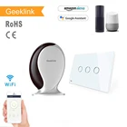 Geeklink FBB настенный сенсорный US версия 1 2 3 банды умный дом Интеллектуальный беспроводной пульт дистанционного управления с помощью IOS Android отзывы