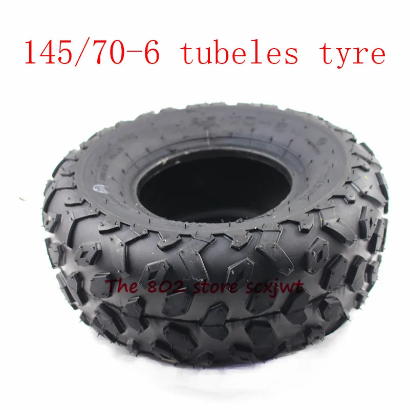 Размер 145/70 6 ATV вакуумные шины бескамерные для четырехколесных Vehcile 50cc 70cc 110cc