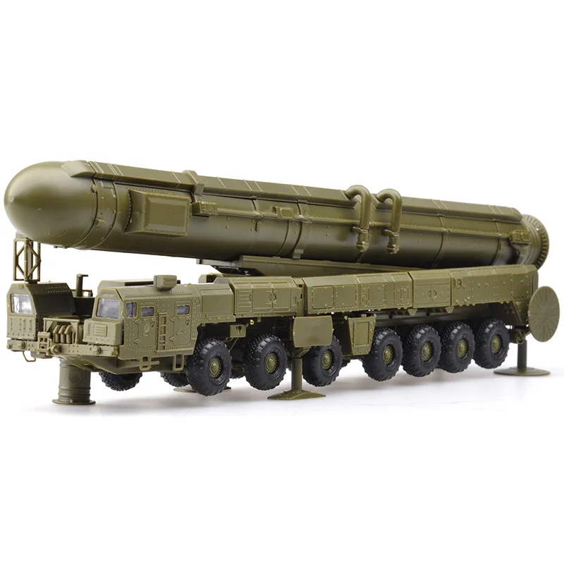 1:72 4D Пластик Цвет собрать военная модель России Белый Тополь Intercontinental RT 2PM ракеты