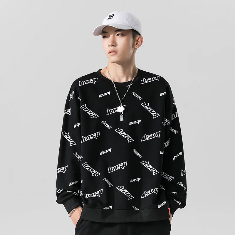 

2021 Fashion Print Loose Comfort Cotton Hoodie, Spring Couple Outdoor Street Jogging Hoodie WYA1814--WYA1823