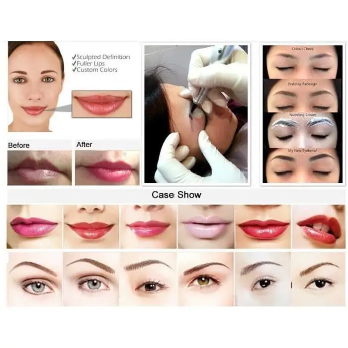 1/2OZ Профессиональные чернила для татуажа пигмент перманентного макияжа бровей