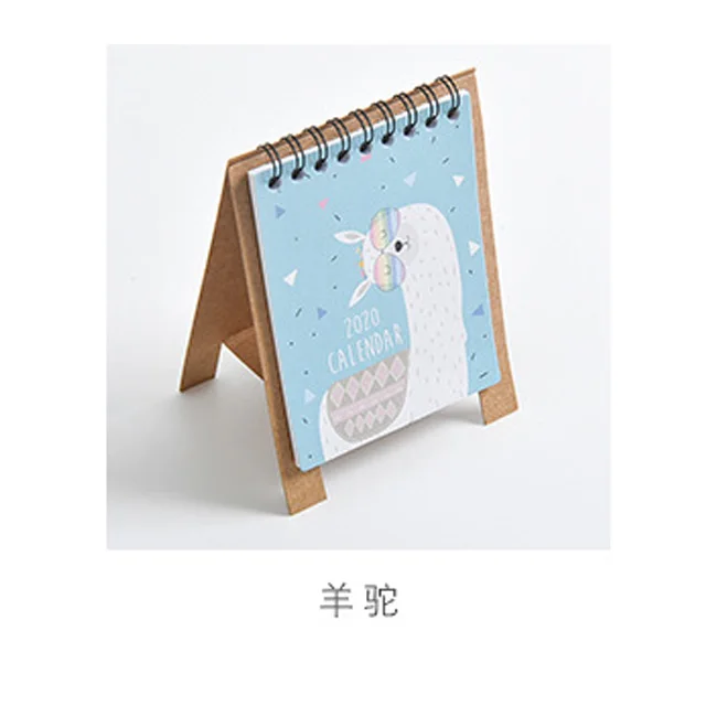 Kawaii, мультяшный настольный календарь, креативный, сделай сам, крафт-бумага,, настольный календарь, подарок, офисный планировщик, канцелярские принадлежности, 00024 - Цвет: 11