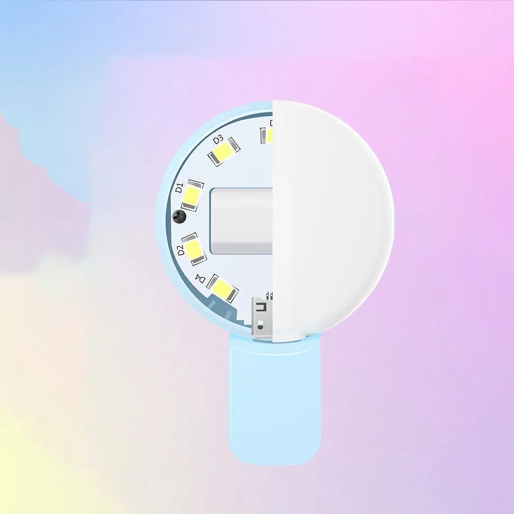 Светодиодный светильник для селфи с кольцом портативная лампа светящаяся