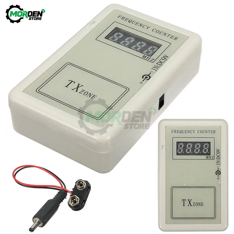 

DC 7.5-10V Handheld Remote Control Wireless Frequency Meter Counter tester for Car Auto Remote Cymometer Detector Power Cable