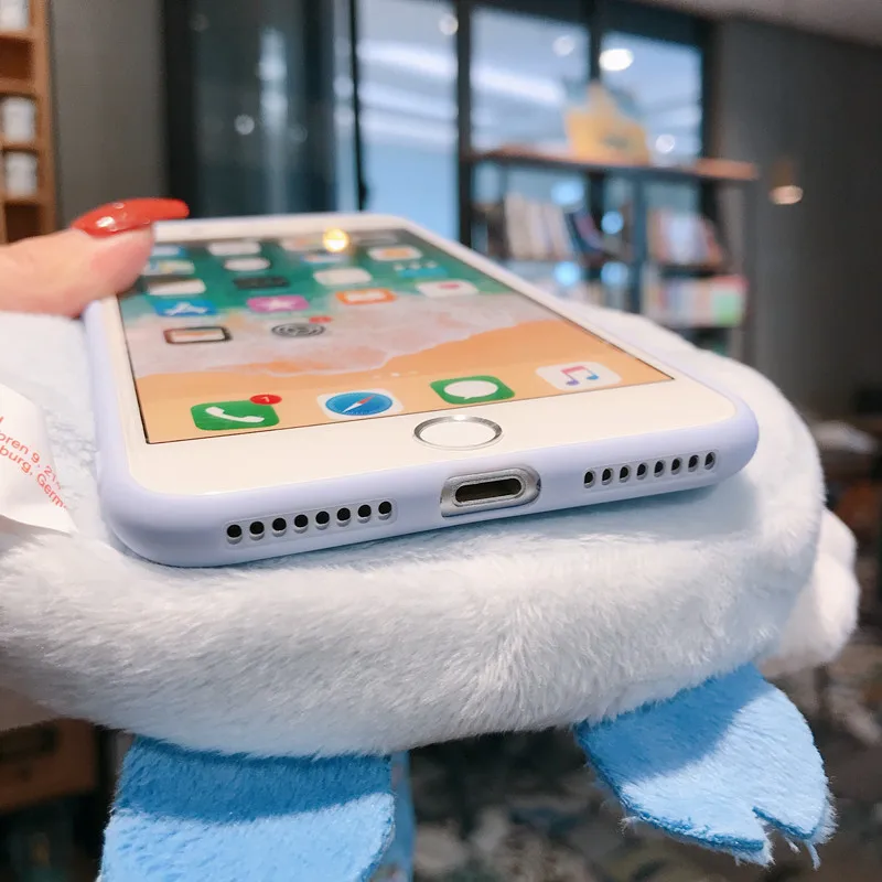 Чехол для iPhone 11 pro max с мультяшным рисунком, милая melody Cinnamoroll Обложка кошелька для iPhone XS max XR X 8 plus 6S 7+ ремешок в подарок
