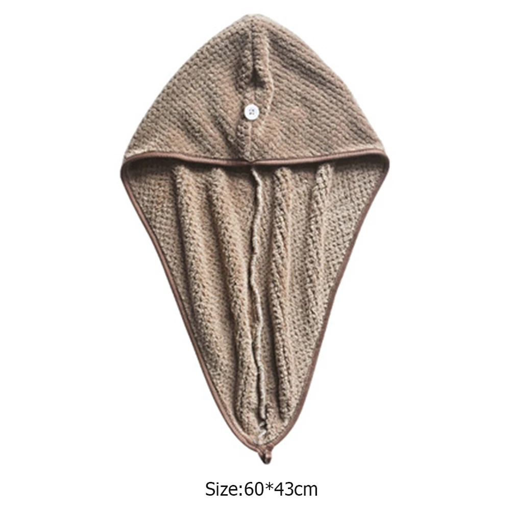 

Microfiber Bath Towel Hair Dry Quick Drying Lady Bath towel soft shower cap hat for lady man Turban Head Wrap Bathing Tools