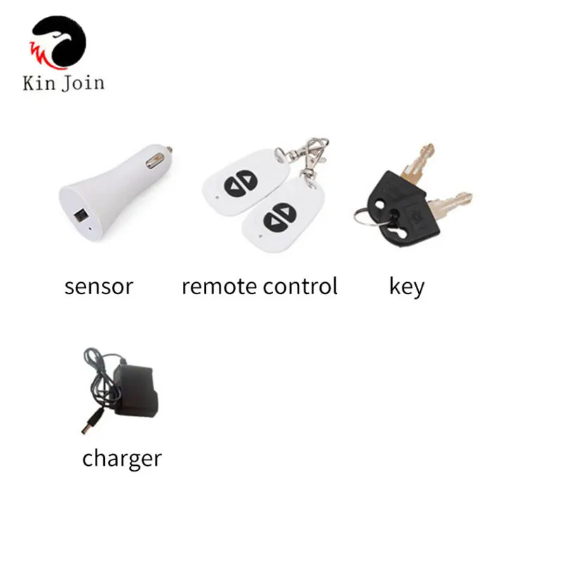 KINJOIN Automobile Intelligent Remote Control Parking Lock Thickened Collision Garage Automatic Induction System | Безопасность и
