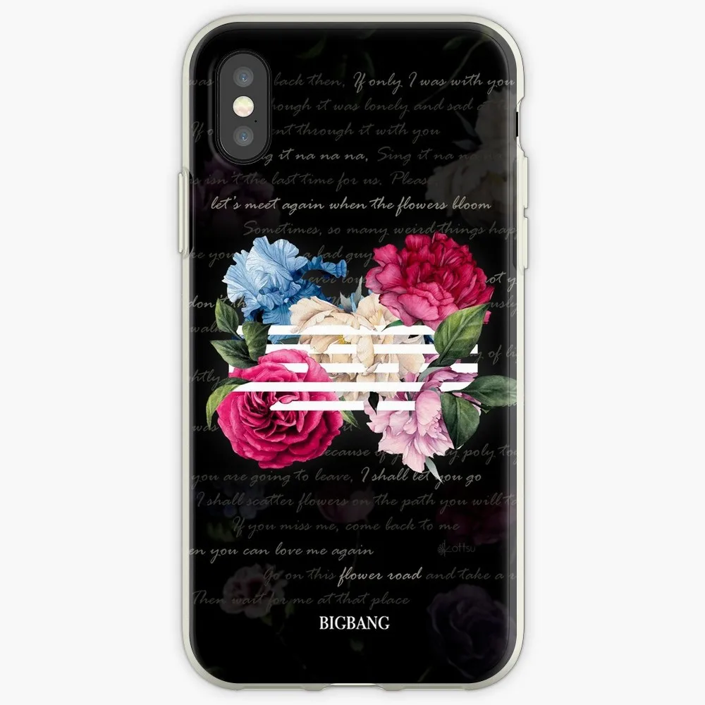 Bigbang цветок для iphone 11 X XS Max XR милый кот Том чехол 8 7 6 6S Plus Мягкий силиконовый