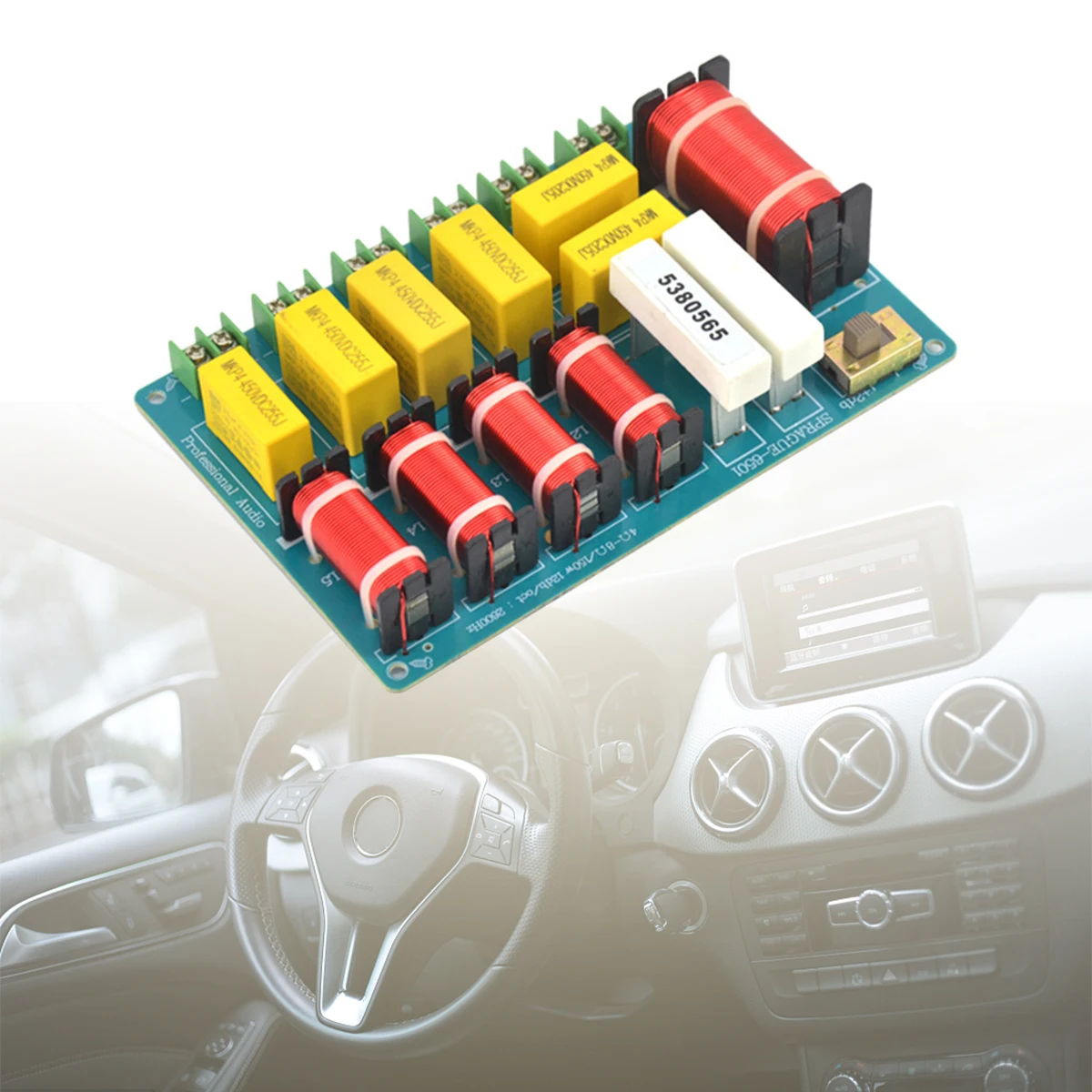 Высокомощный динамик 300 Вт 5-полосный кроссоверный аудиопередатчик высоких и