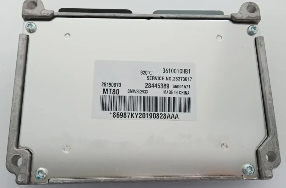 

NEW Car Engine Computer Board Electronic Control Unit ECU MT80 B6001571 SMW252933 28190870 3610010HB1