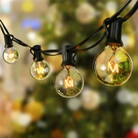 25ft g40 globe string lights fairy lights with clear bulbs hanging indooroutdoor string lights for gazebo party wedding fairy