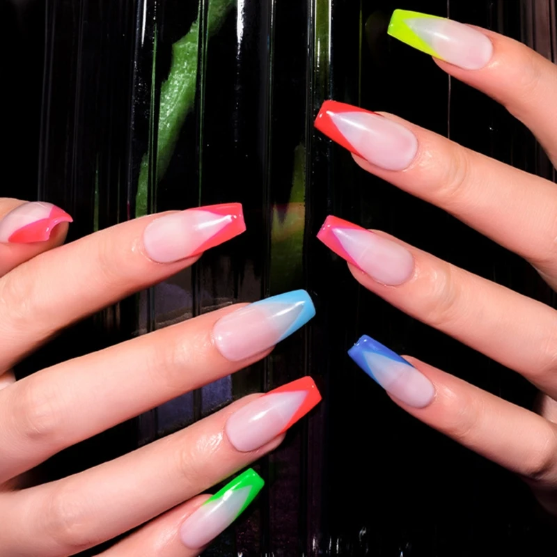 

R3MF 12pcs Gel Nail Polish Kit with Top Base Coats Trendy Spring Summer Nail Art Design Manicure Set for Home Salon