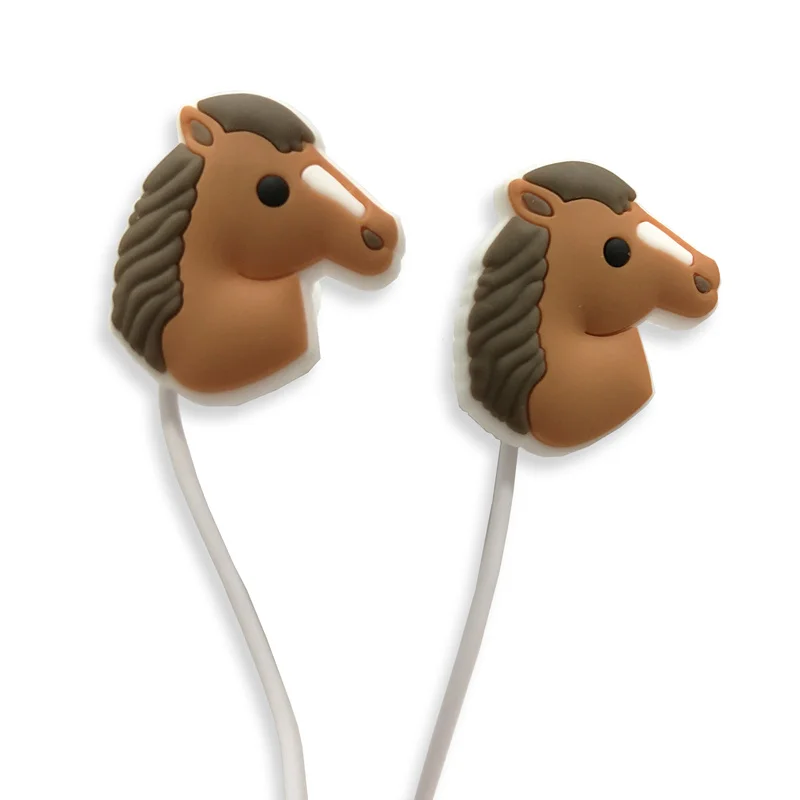 Смешные Мультяшные наушники с единорогом для геймеров музыкальные