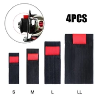 4pcs fishing spool belt elastic reel protection belt band spinning wheel reel pesca iscas fish tackle tools accessories