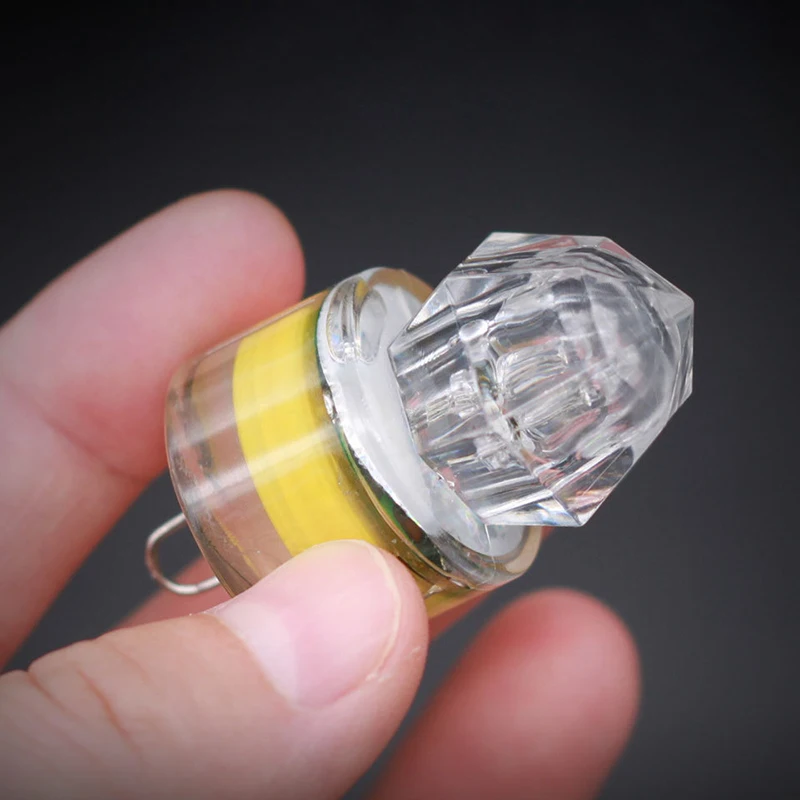 

Mini LED Waterproof Fishing Bait Light Squid Fishing Lures Bait Flashing Lamp Squid Deep Drop Underwater Strobe Fishing Light