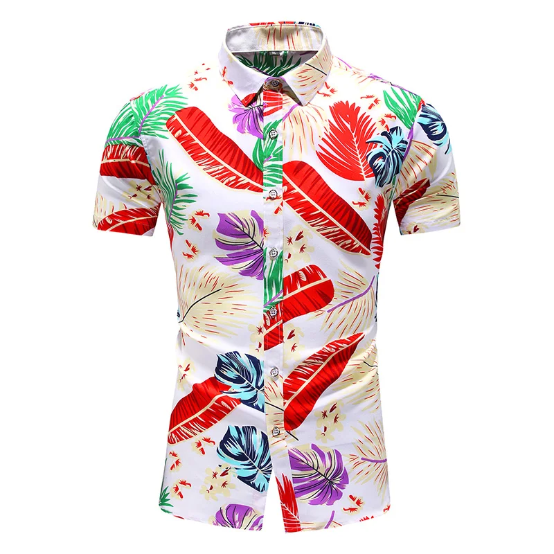 

Мужская рубашка с коротким рукавом, размеры до 5XL, 6XL, 7XL