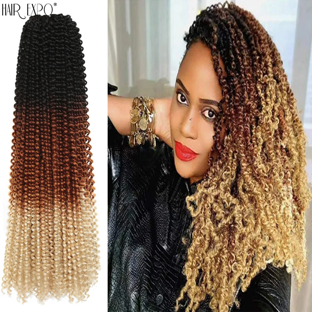 Волосы для наращивания 22 дюйма с закрученными волосами синтетические волнистые