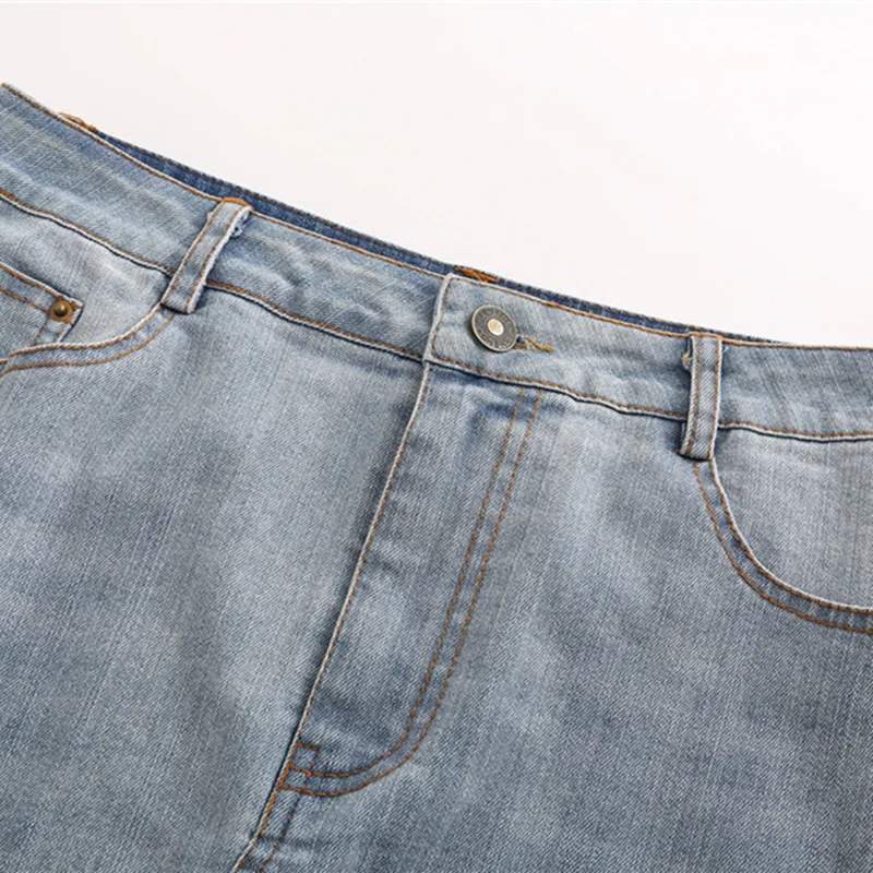 Женская джинсовая мини-юбка с высокой талией Meren Verado повседневная короткая юбка