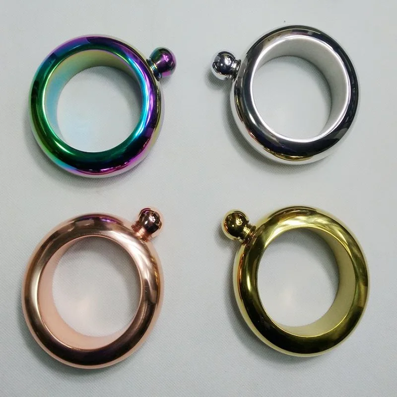 Портативная круглая фляжка для виски вина 100 мл 3 5 унций|flask portable|hip flaskhip bottle |