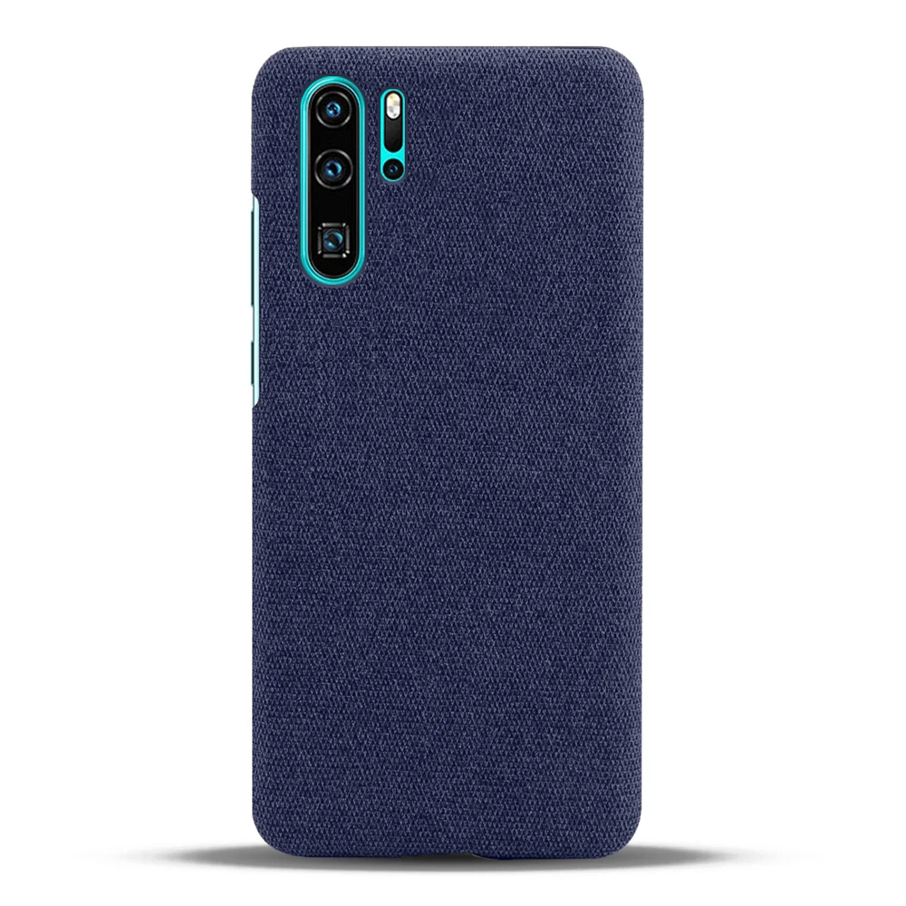 

Cloth Texture Fit Case For Huawei P30 Pro Coque Luxury Febric Antiskid Phone Cover For HUAWEI P 30 PRO VOG-L04 6.47" 2019 Funda