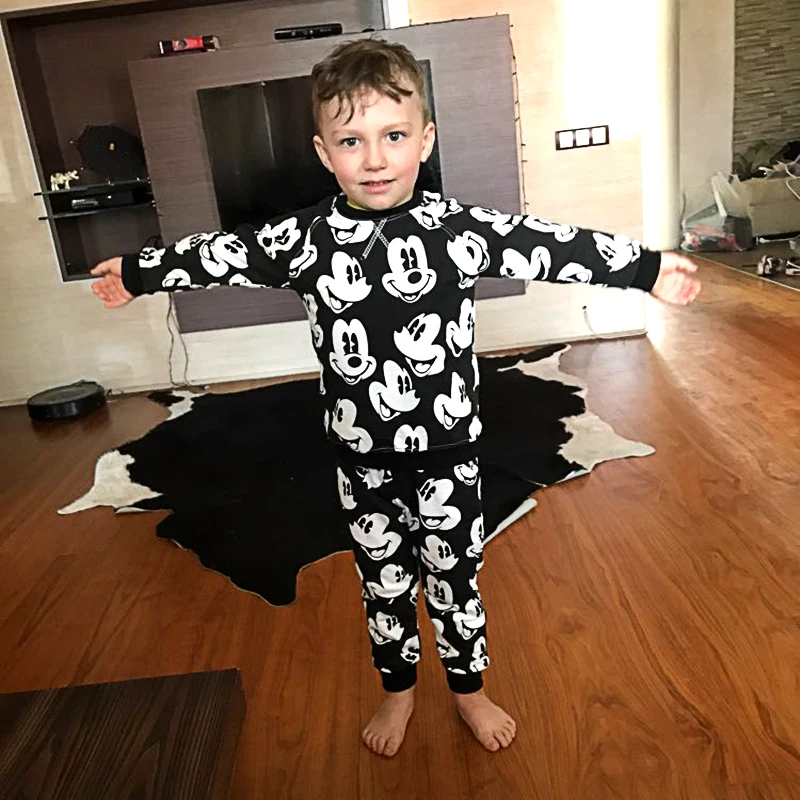 Одежда для маленьких девочек осенне-Весенняя модная толстовка с рисунком Минни и