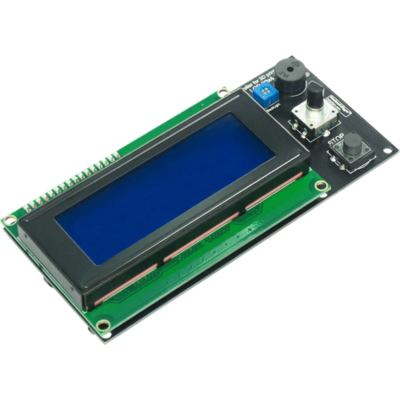 Дисплей для 3D принтера Smart Controller RAMPS 1 4 Text LCD 20x4 (2004) SD и MicroSD кардридер|3d printer display|smart