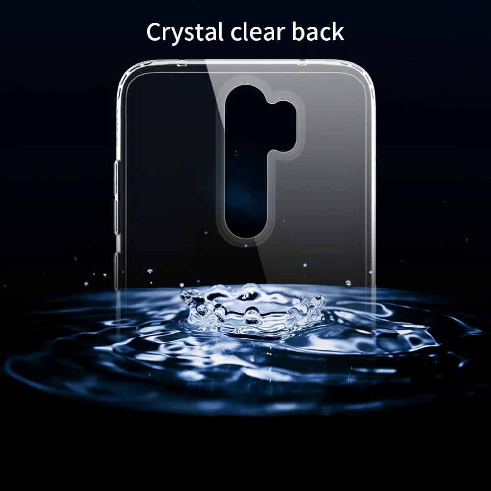 Прозрачный чехол для xiaomi redmi note 8 pro NILLKIN Nature TPU Прозрачная мягкая задняя крышка redmi note 8 pro Чехол в подарок держатель для телефона