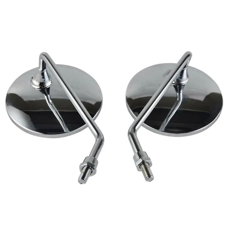 

Universal 1 Pair 2Pcs Adjustable Motorcycle Vintage Rearview Mirrors Set 8Mm for Honda Kawasaki Suzuki