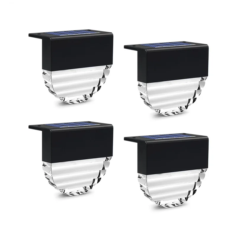 

Gehore 2021 New Solar Outdoor Waterproof Stair Light Garden Step Led Decoration Colorful Warm Light Dual-Mode Fence Fence Light