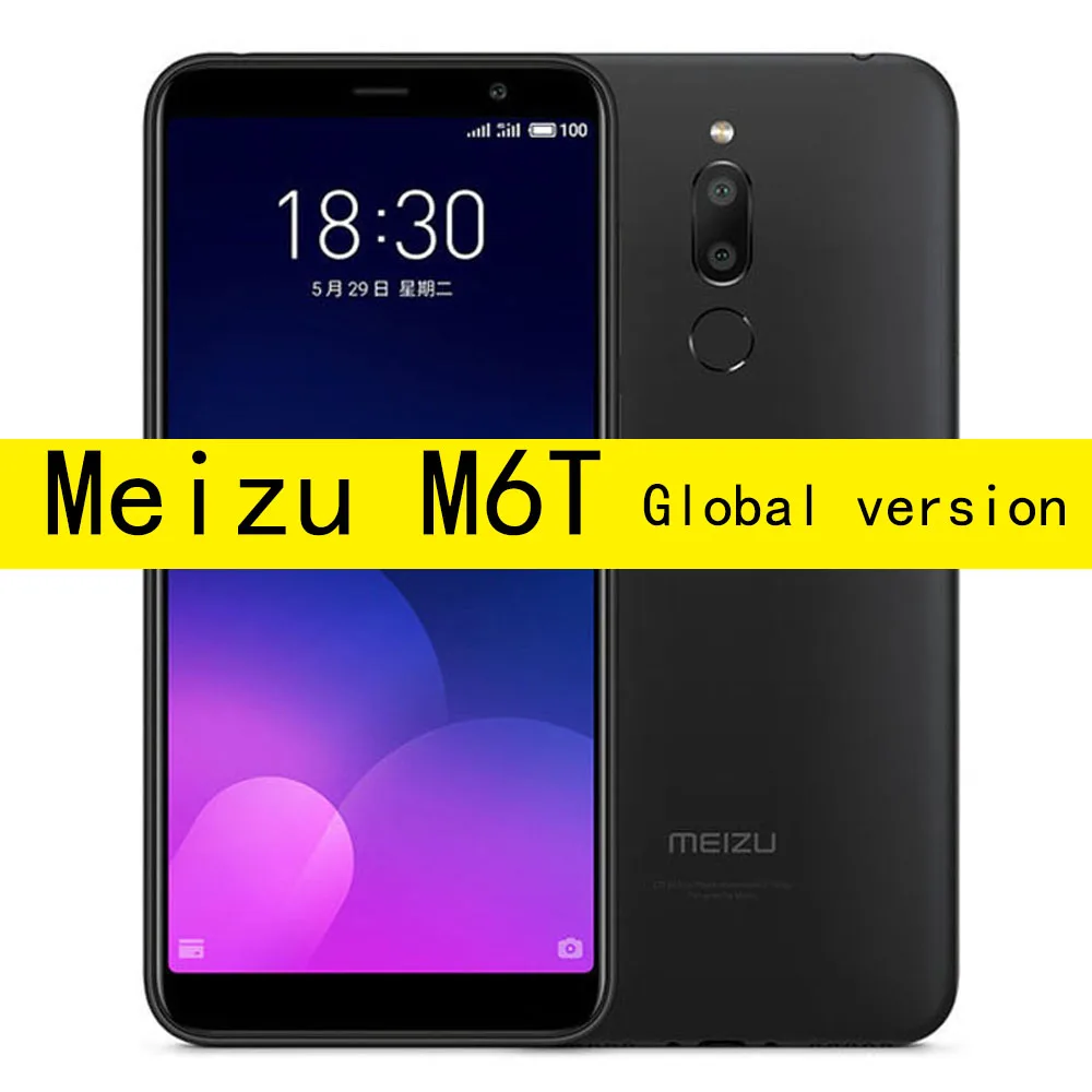 Meizu teléfono inteligente M6T, móvil 3G, 32G, 5,7 pulgadas, versión Global, MT6750, Android 7,0 (0)