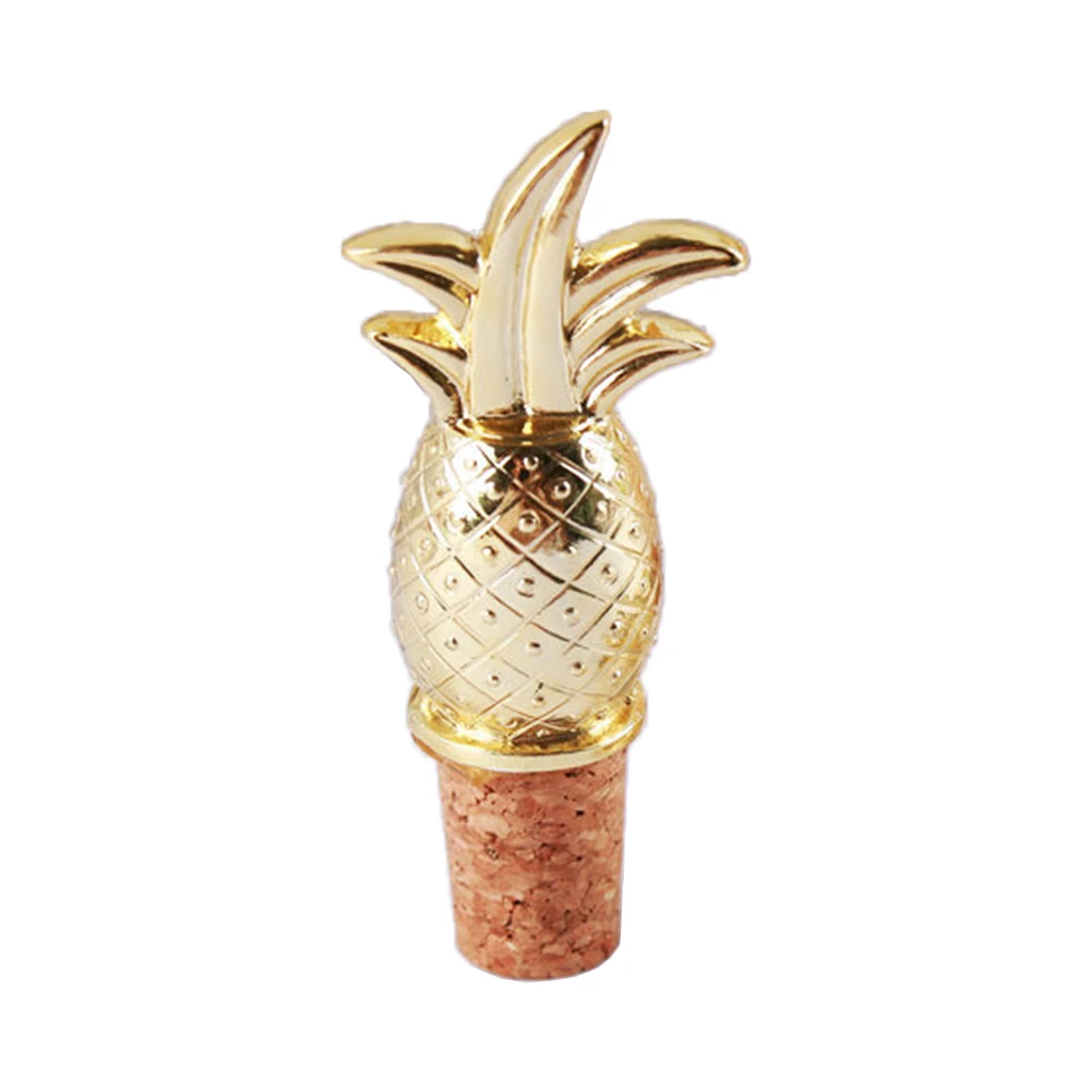 Creative Pineapple Champagne Red Wine Bottle Stopper Cork Plug Wedding Party Decorations Business Travel Souvenirs