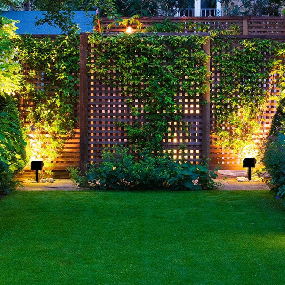 

48Pcs LED Solar Outdoor Garden Decor Spotlight Lamp Beads Lawn Ground Plug Light Park Path Lawn Decorative Solar Light