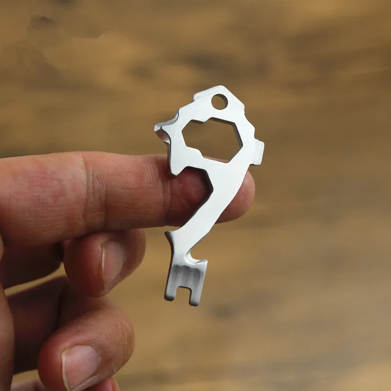 

Multi Tool Kit EDC Screwdriver Wrench Multipurose Wire Opener Outdoor Multifunction Cutter Pocket Key Gear Stripper Survive Belt