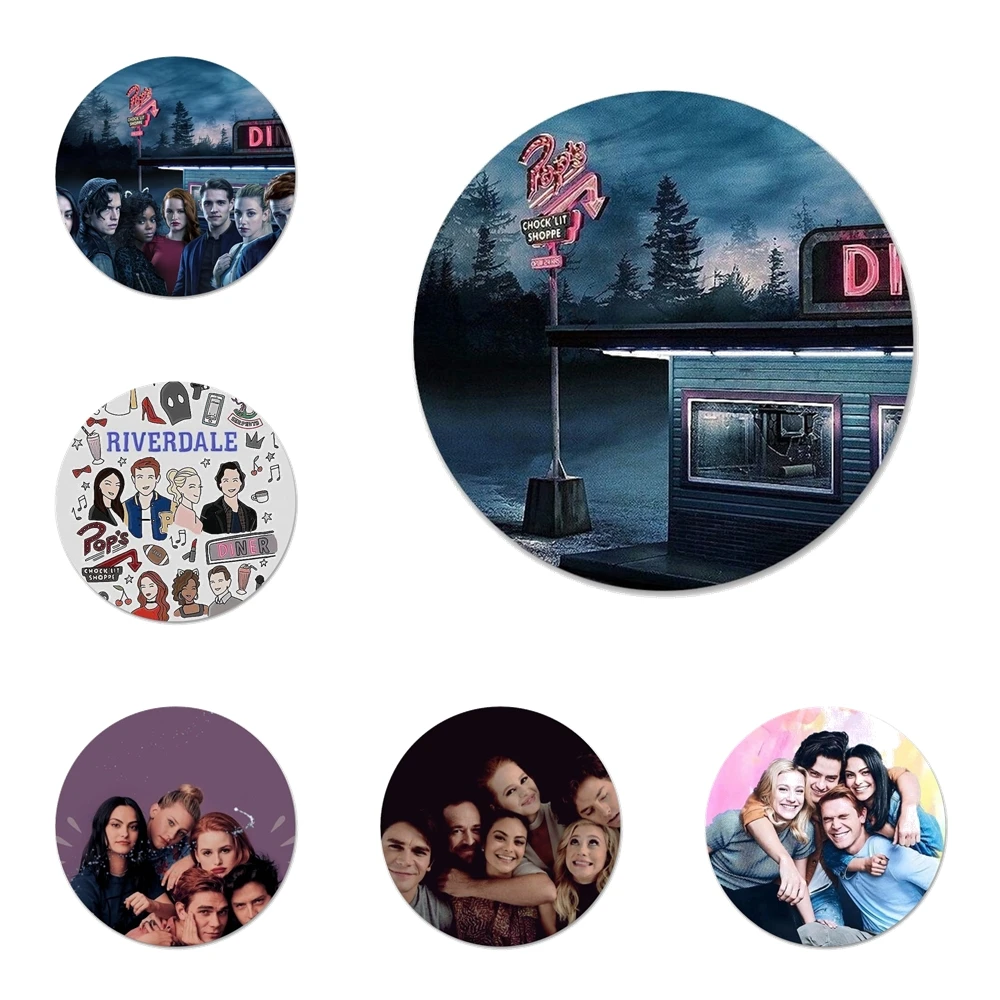 Американский ТВ ривердейл значок на булавке декоративные Броши Металлические