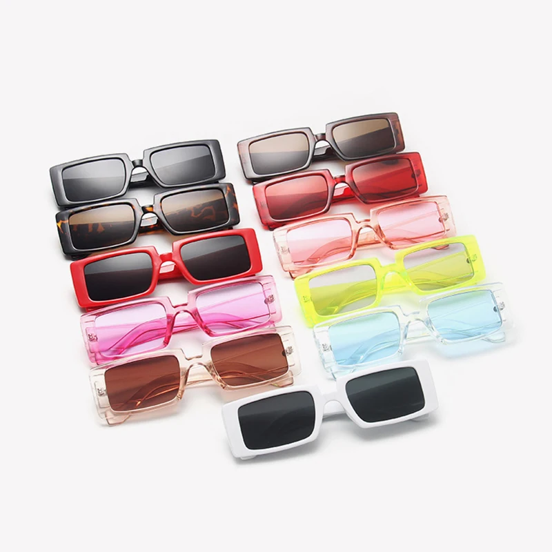 

OIMG 2021 New Square Retro Sunglasses Women Vintage Sun Glasses for Women/Men Luxury Brand Eyeglasses Women Small Oculos De Sol