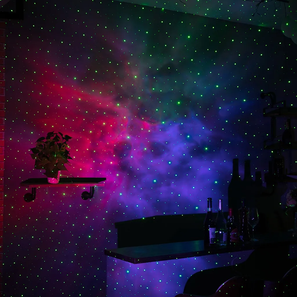 Star Projector 8 Modes Galaxy W/LED Nebula Cloud Light Voice Control Music Player Projection Lamp 20J2 |